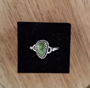 Sonoran Gold Turquoise Sterling Silver Ring Size 9